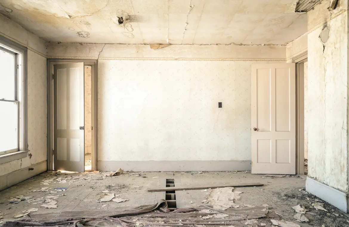 Waste disposal crew managing a cleanout project in Oak Island
